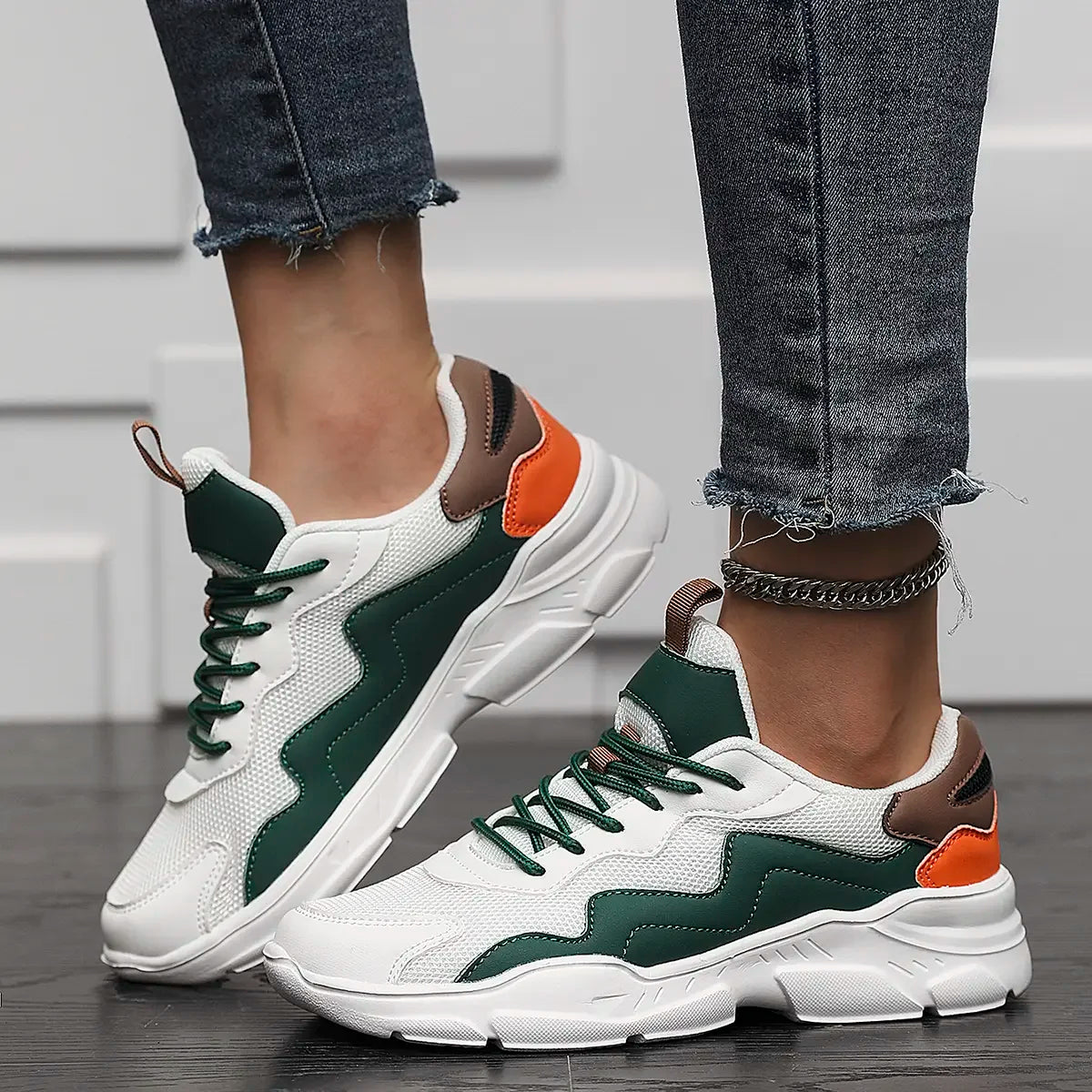 Dames Chunky Sneakers Dikke Zool