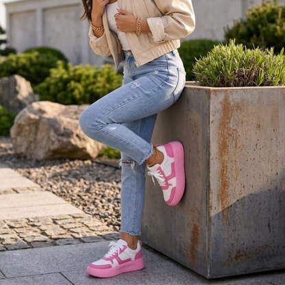 Dames Color Block Platform Sneakers Chunky Modehuis-Nederland