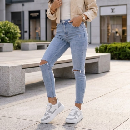 Dames Color Block Platform Sneakers Chunky Modehuis-Nederland