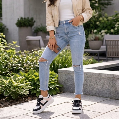 Dames Color Block Platform Sneakers Chunky Modehuis-Nederland