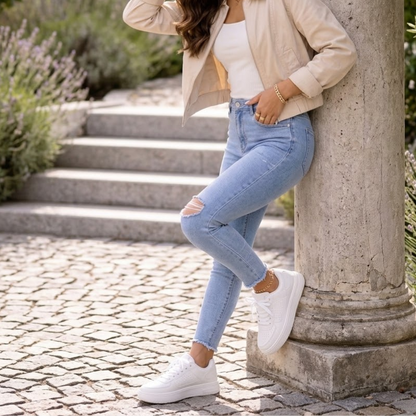Dames Color Block Platform Sneakers Chunky Modehuis-Nederland