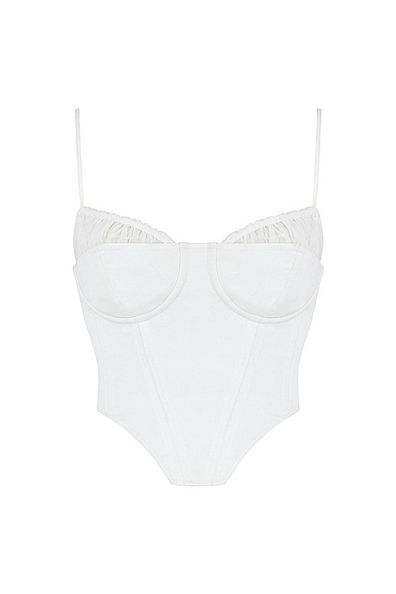Dames Corset Top Spaghetti Strap Bustier