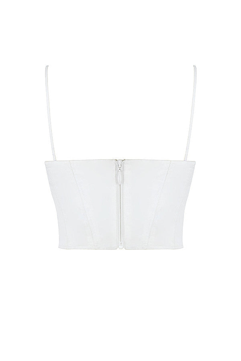 Dames Corset Top Spaghetti Strap Bustier