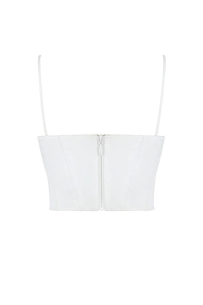 Dames Corset Top Spaghetti Strap Bustier