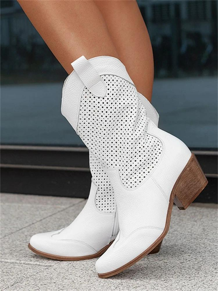 Josiane – Stijlvolle Trendy Cowboylaarzen voor Dames Velora-Amsterdam