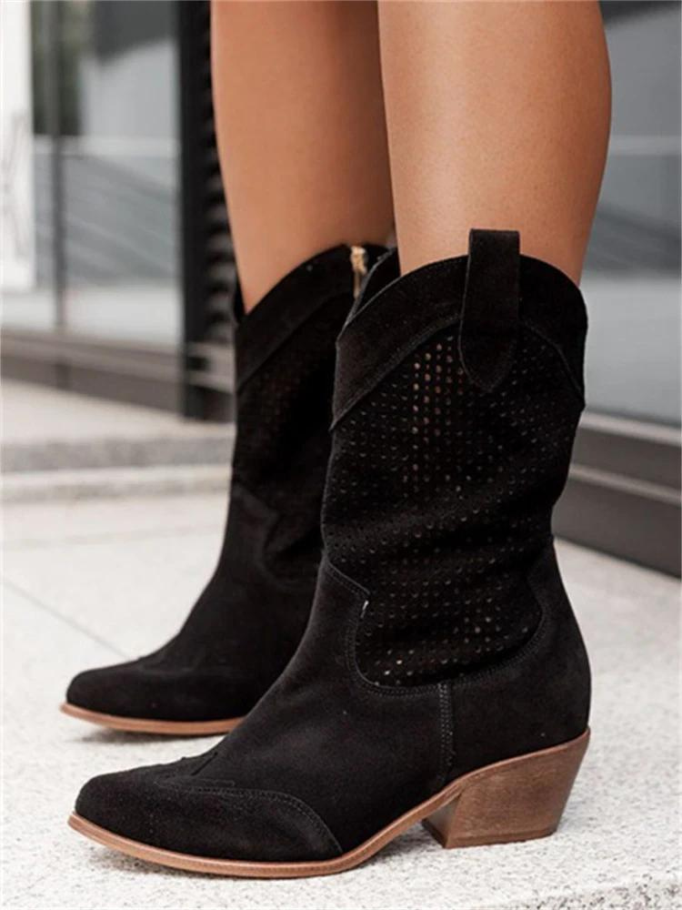 Josiane – Stijlvolle Trendy Cowboylaarzen voor Dames Velora-Amsterdam