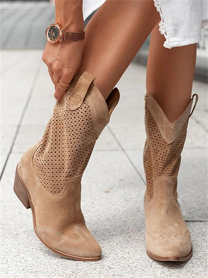 Josiane – Stijlvolle Trendy Cowboylaarzen voor Dames Velora-Amsterdam