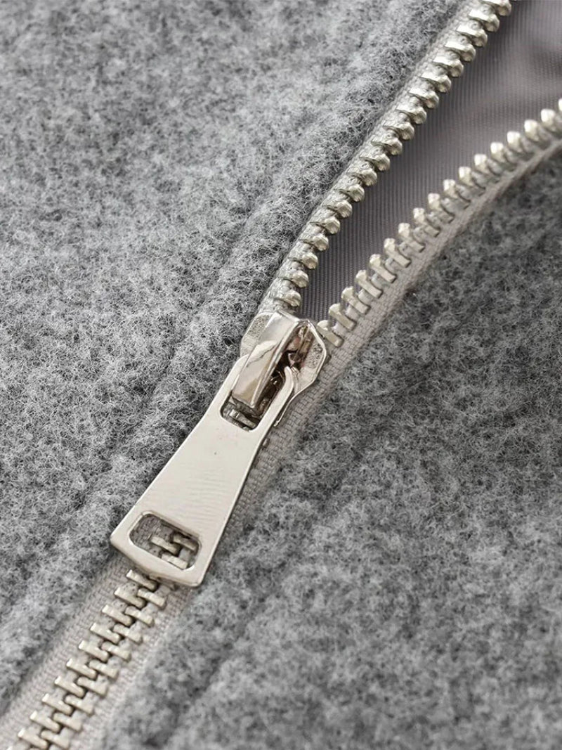 Dames Cropped Bomberjack Pofmouwen