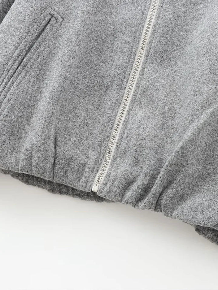 Dames Cropped Bomberjack Pofmouwen