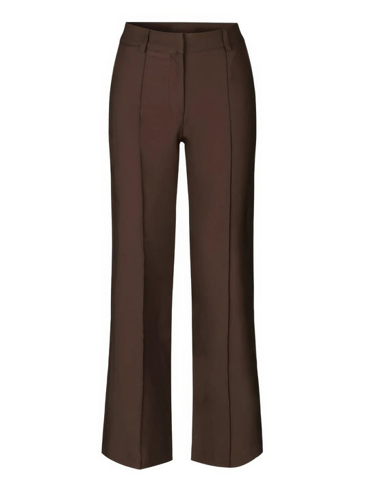Dames Flared Pantalon Hoge Taille Persvouw