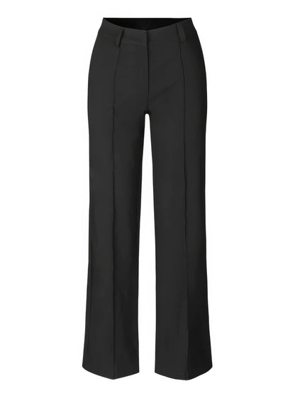Dames Flared Pantalon Hoge Taille Persvouw