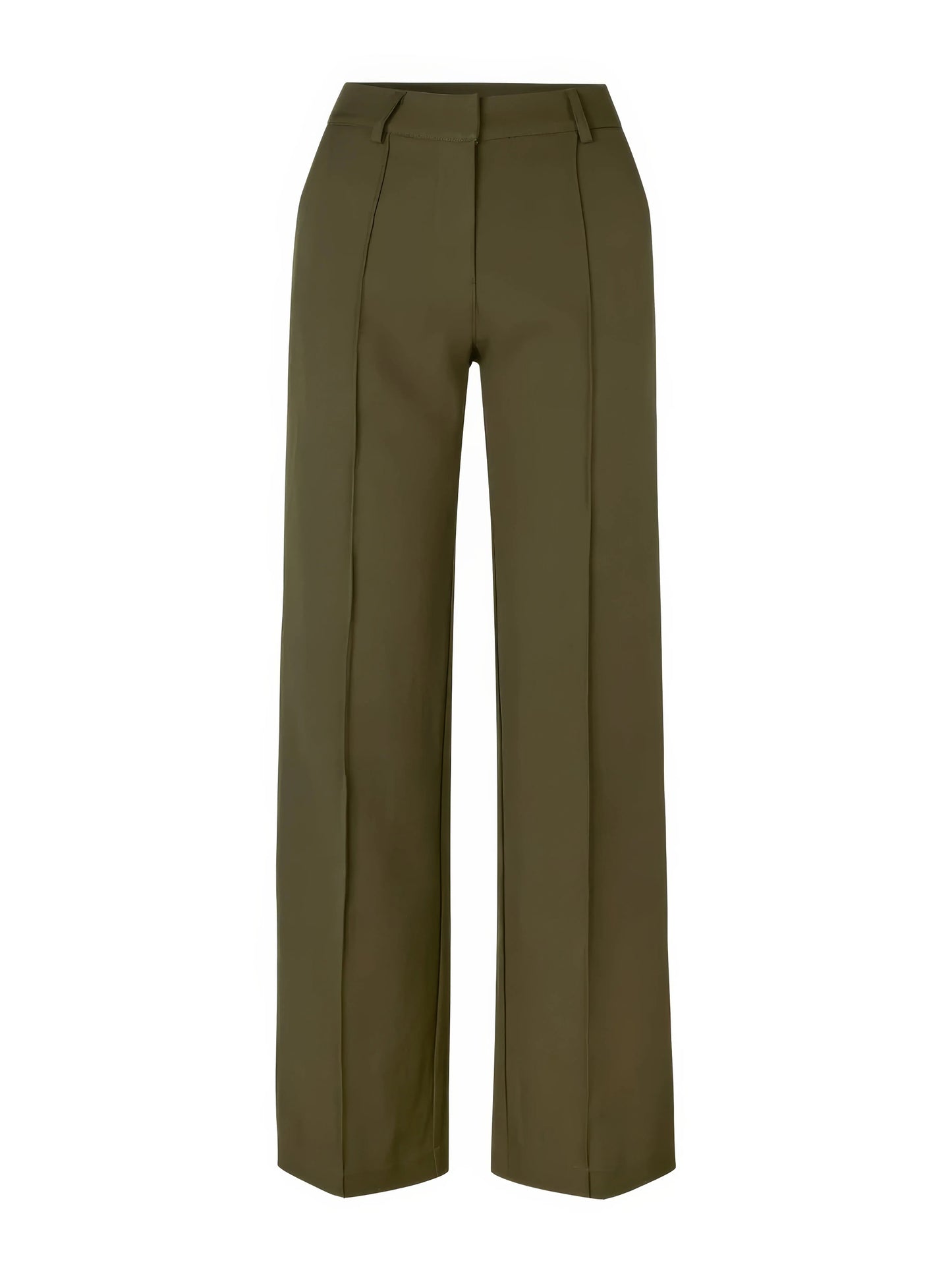 Dames Flared Pantalon Hoge Taille Persvouw
