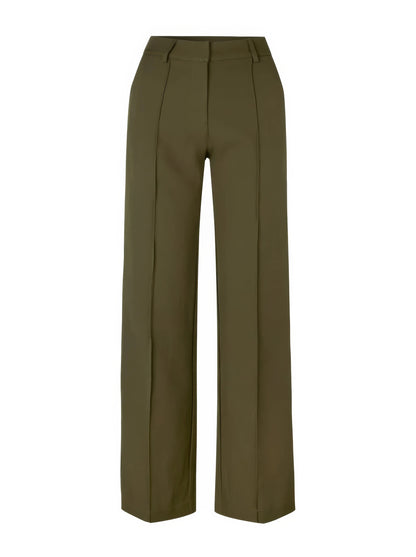 Dames Flared Pantalon Hoge Taille Persvouw