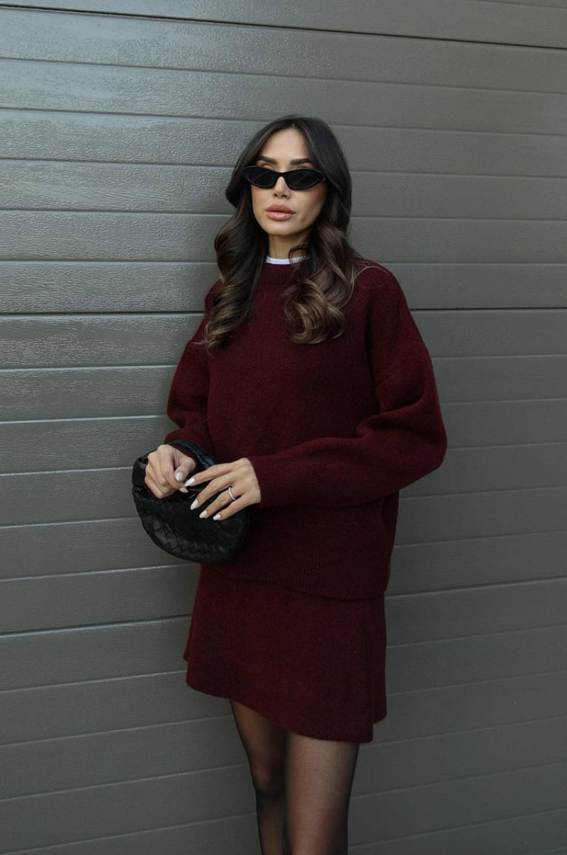 Dames Trui en Rokje Co-ord Set Mini