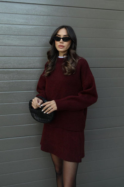 Dames Trui en Rokje Co-ord Set Mini