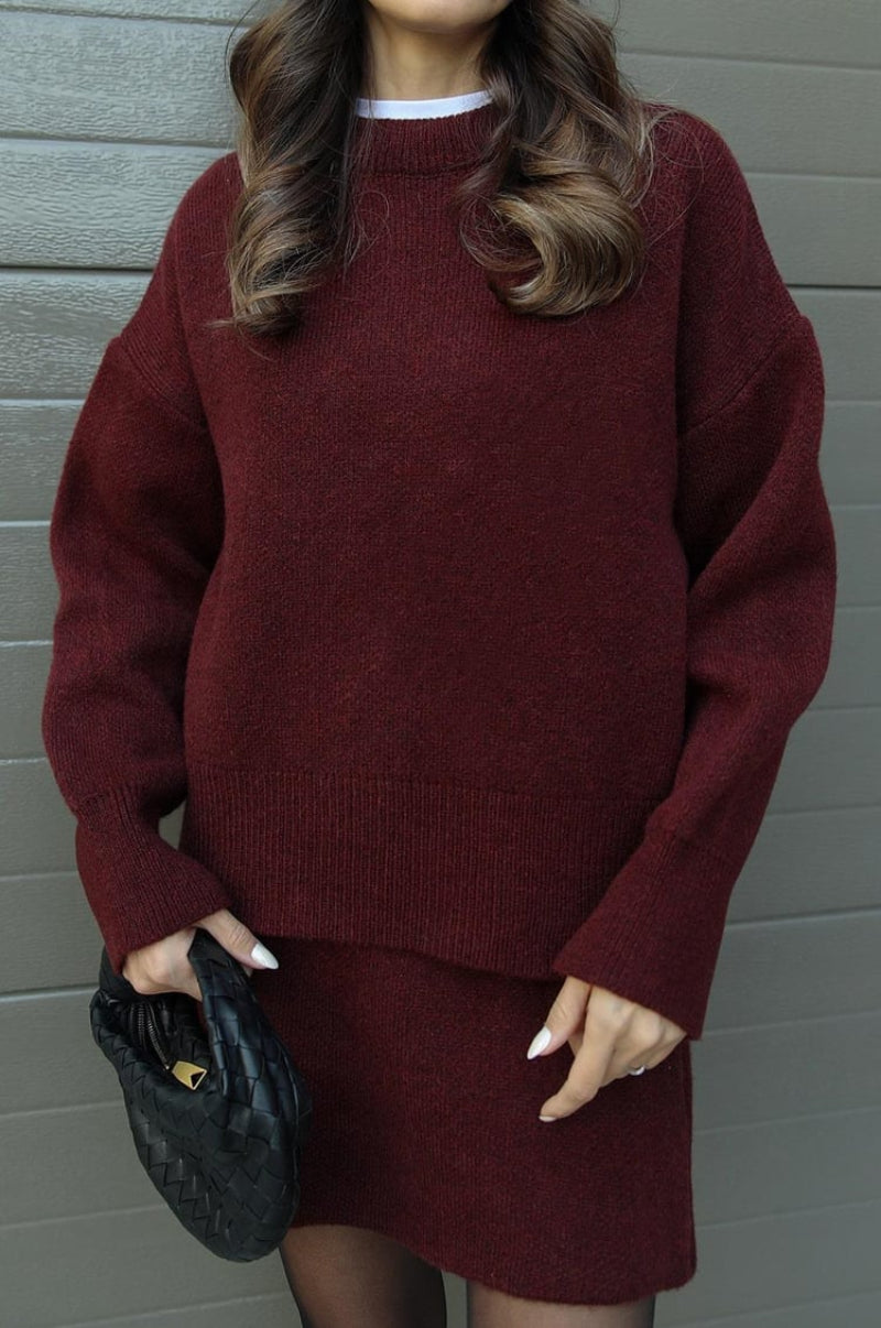 Dames Trui en Rokje Co-ord Set Mini