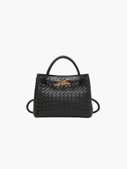 Dames Gevlochten Tote Handtas met Handvatten