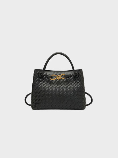 Dames Gevlochten Tote Handtas met Handvatten