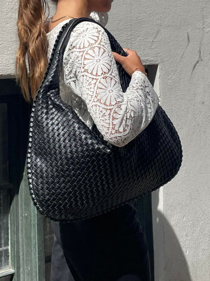 Dames Gevlochten Hobo Schoudertas