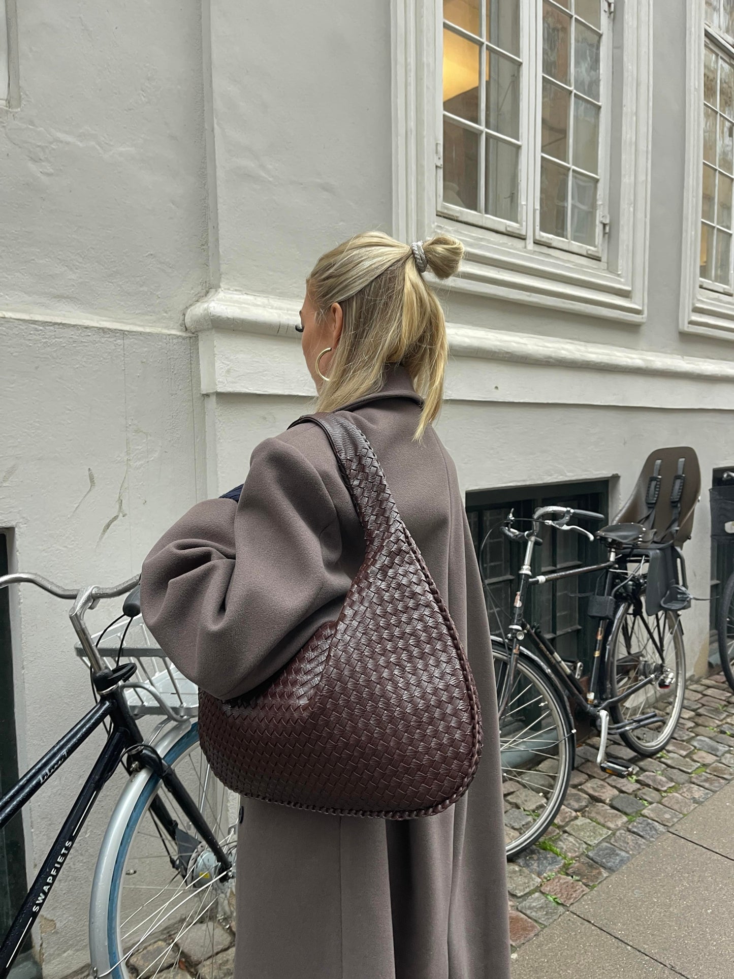 Dames Gevlochten Hobo Schoudertas