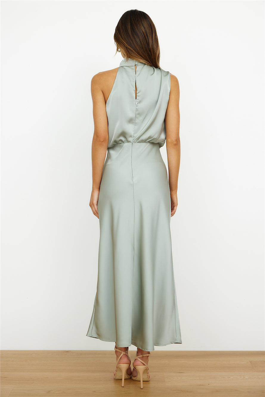 Dames Halter Galajurk Mouwloos Maxi