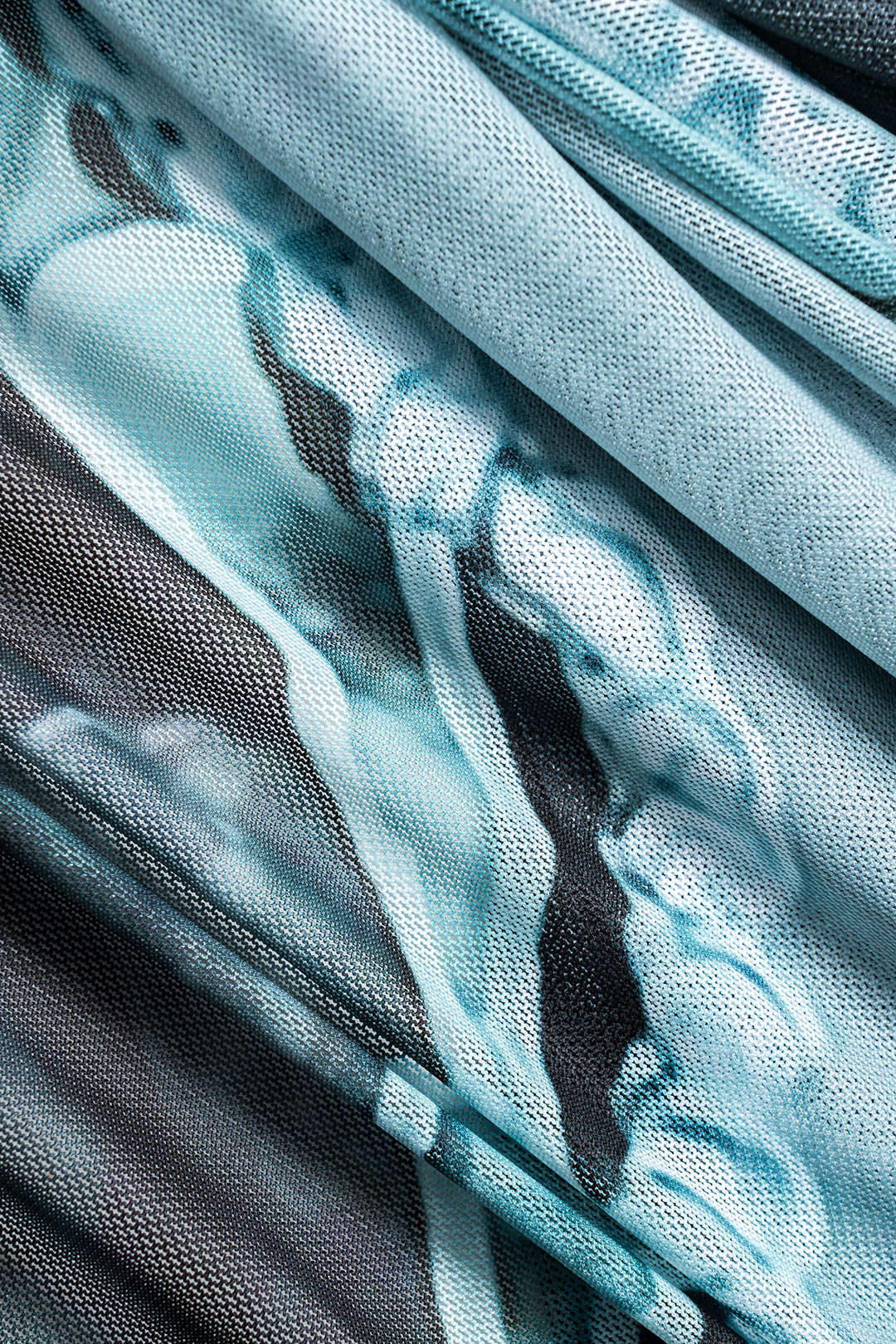 Dames Marble Print Badpak Set met Pareo