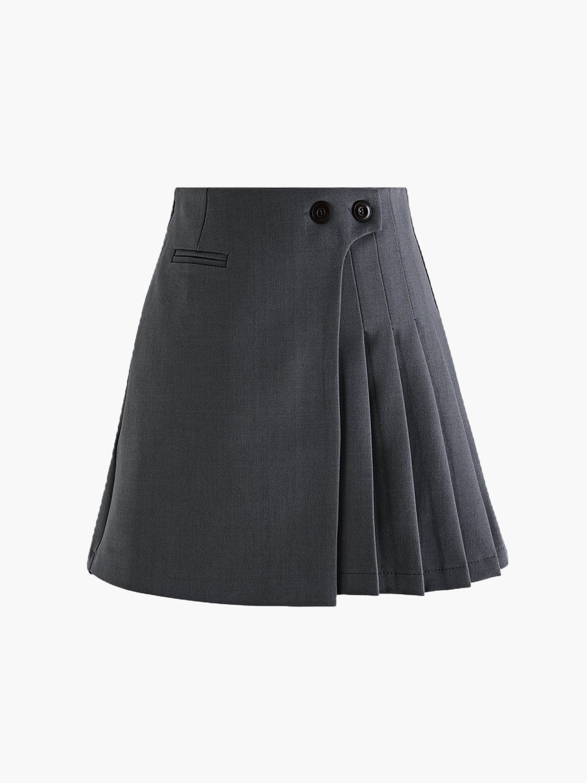 Dames Mini Rok Wrap Detail Hoge Taille