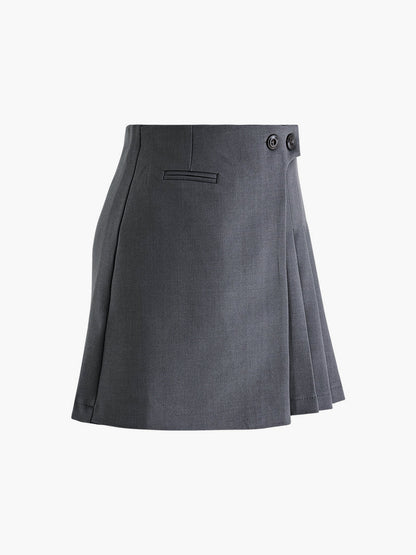 Dames Mini Rok Wrap Detail Hoge Taille