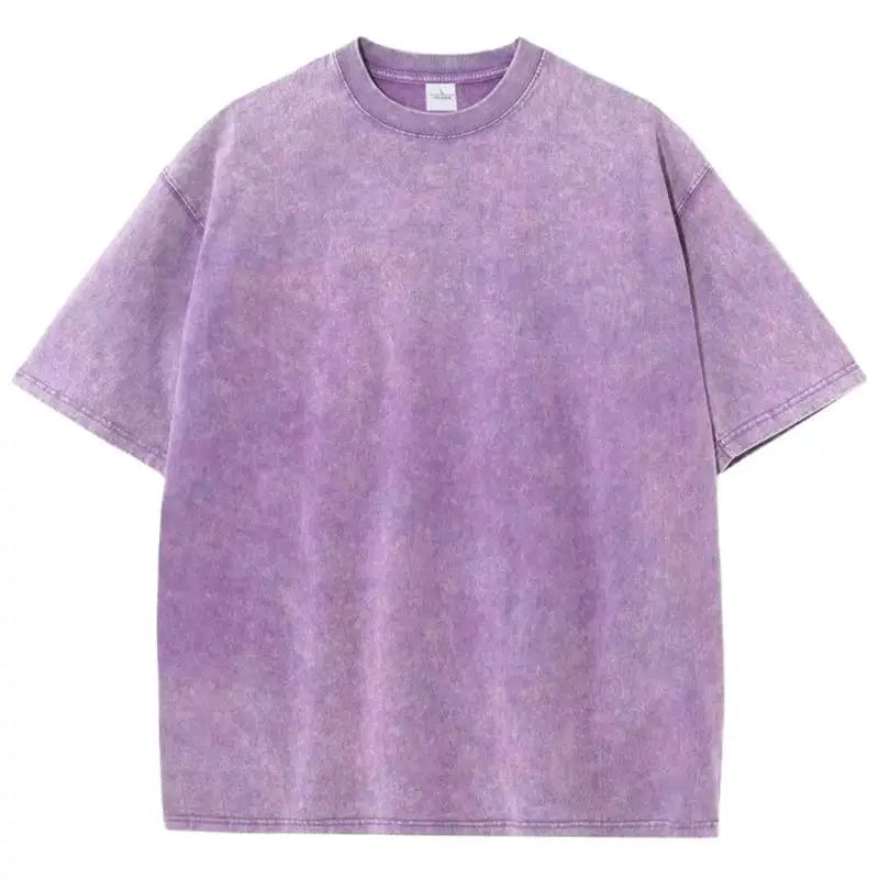 Dames Oversized Washed Korte Mouw T Shirt