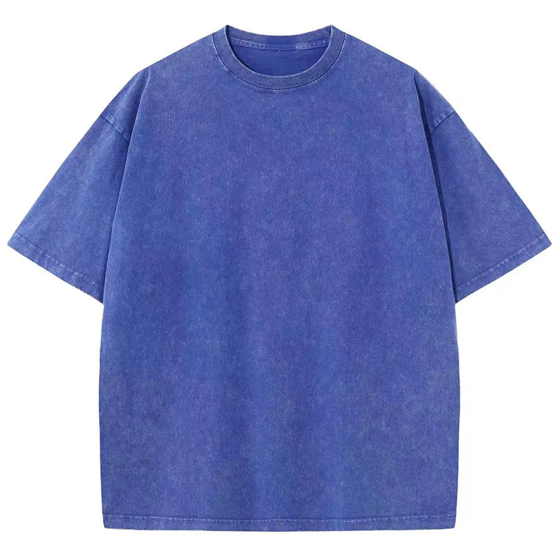 Dames Oversized Washed Korte Mouw T Shirt