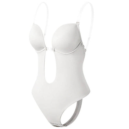 Lina - Diepe V-hals Backless Body Shaper Velora-Amsterdam
