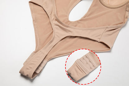 Lina - Diepe V-hals Backless Body Shaper Velora-Amsterdam