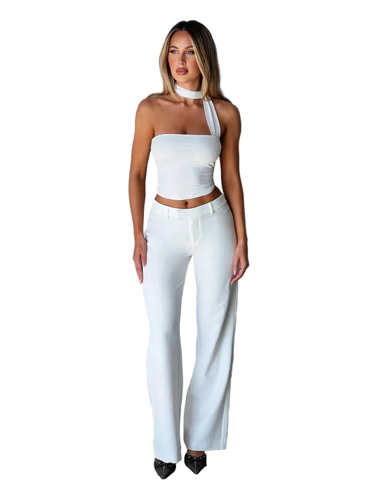 Dames Strapless Crop Top Nekband Bandeau