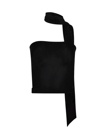 Dames Strapless Crop Top Nekband Bandeau