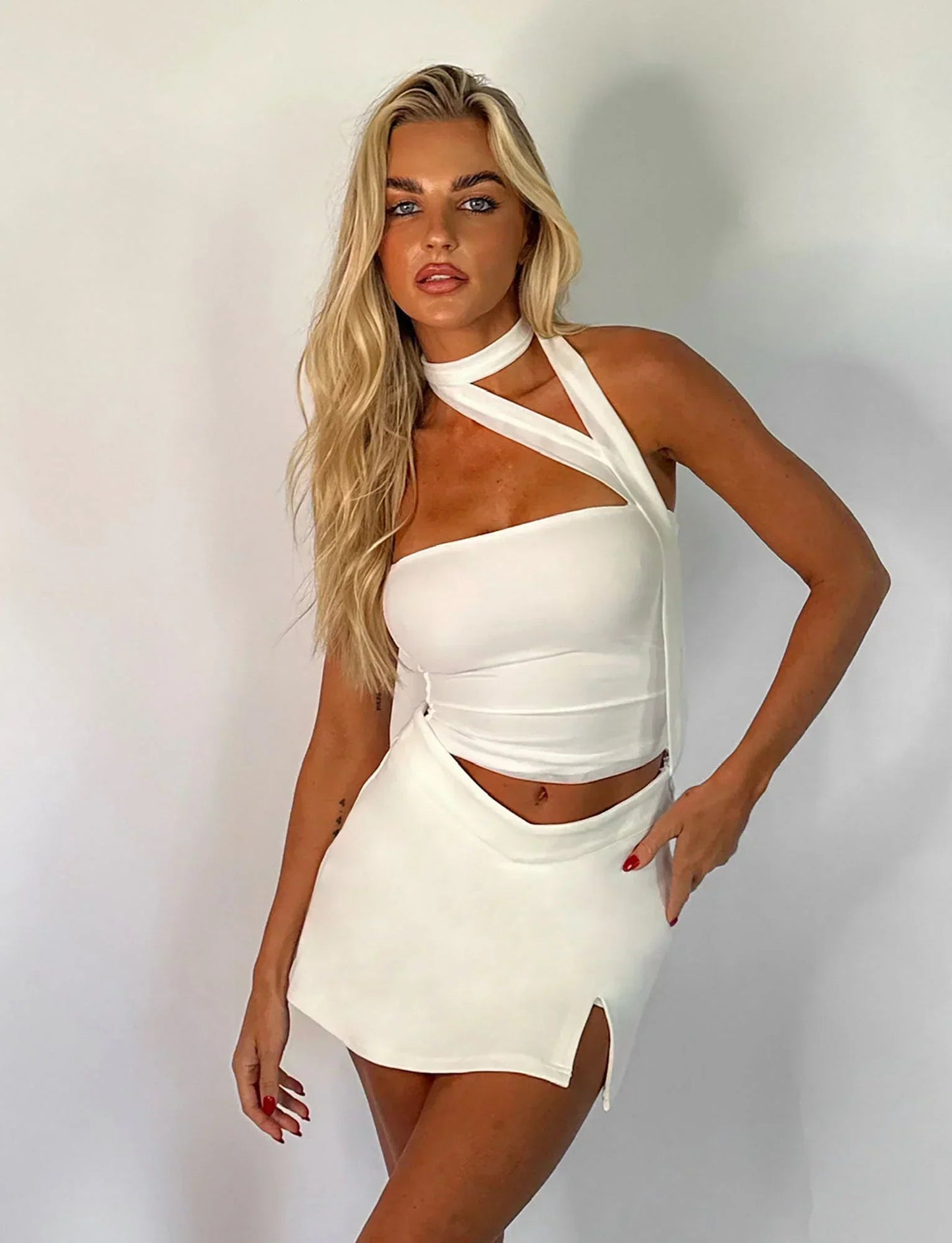 Dames Strapless Crop Top Nekband Bandeau
