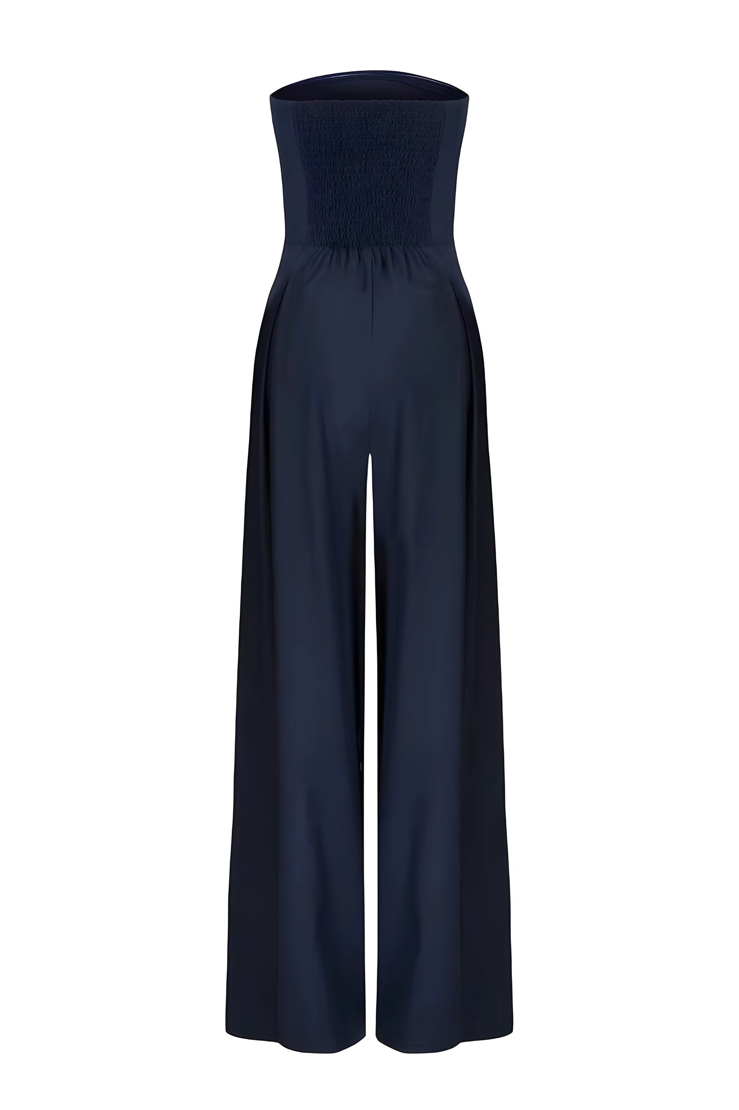 Dames Strapless Jumpsuit Wide Leg Lang