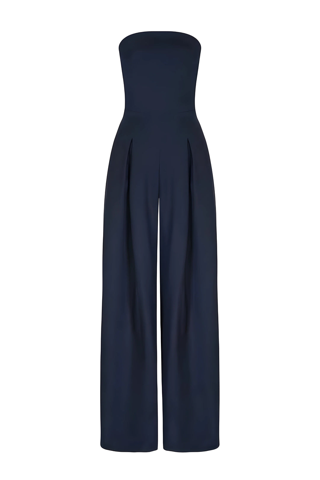 Dames Strapless Jumpsuit Wide Leg Lang