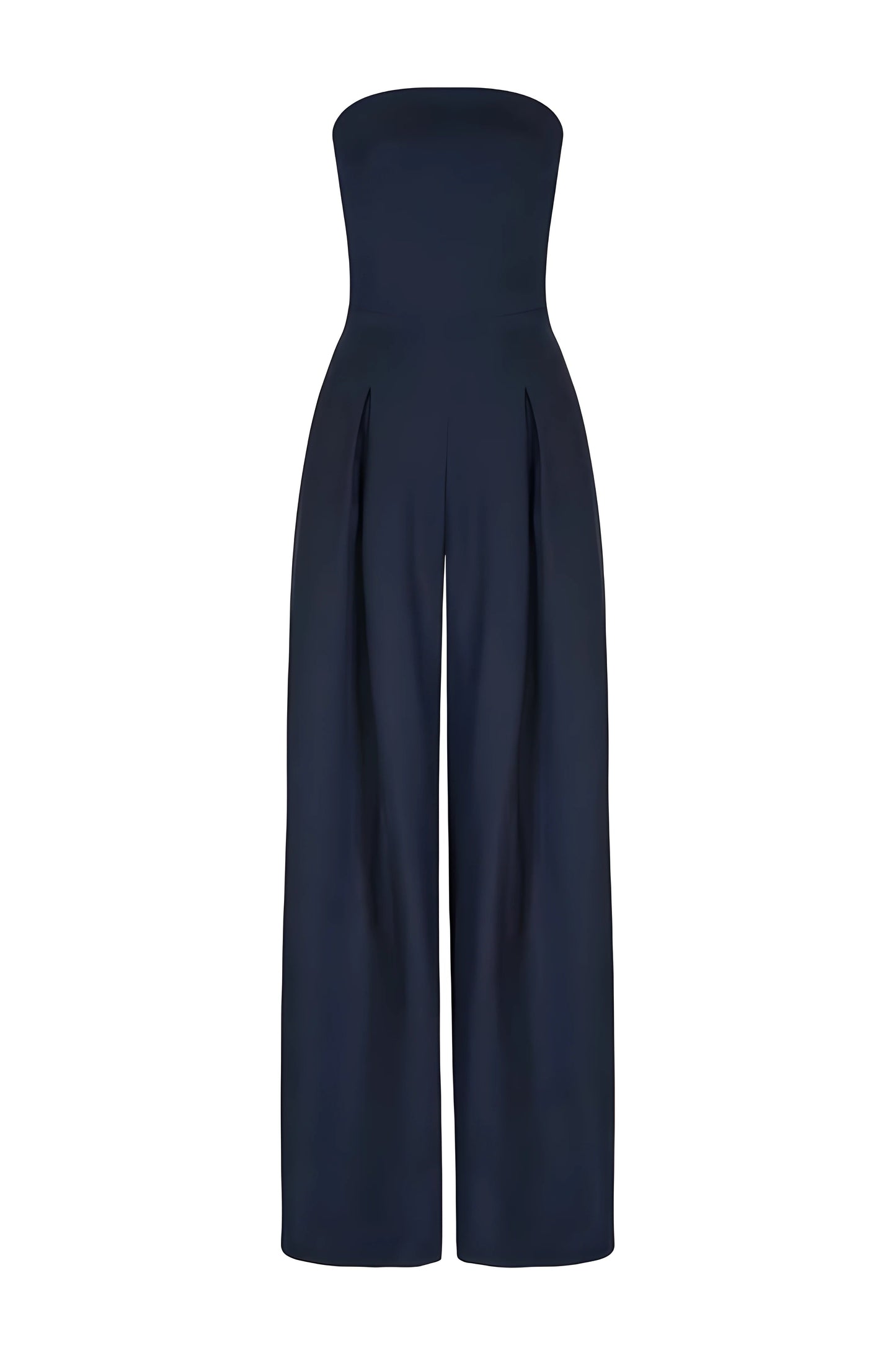 Dames Strapless Jumpsuit Wide Leg Lang