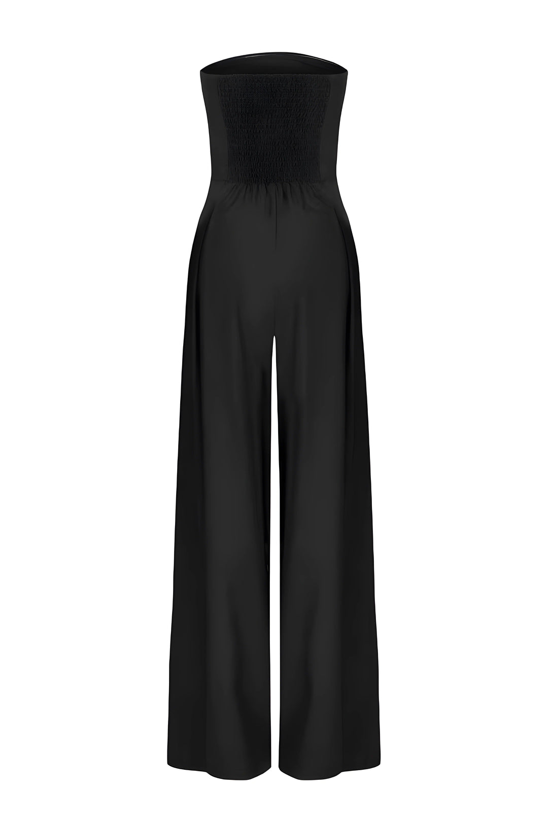 Dames Strapless Jumpsuit Wide Leg Lang