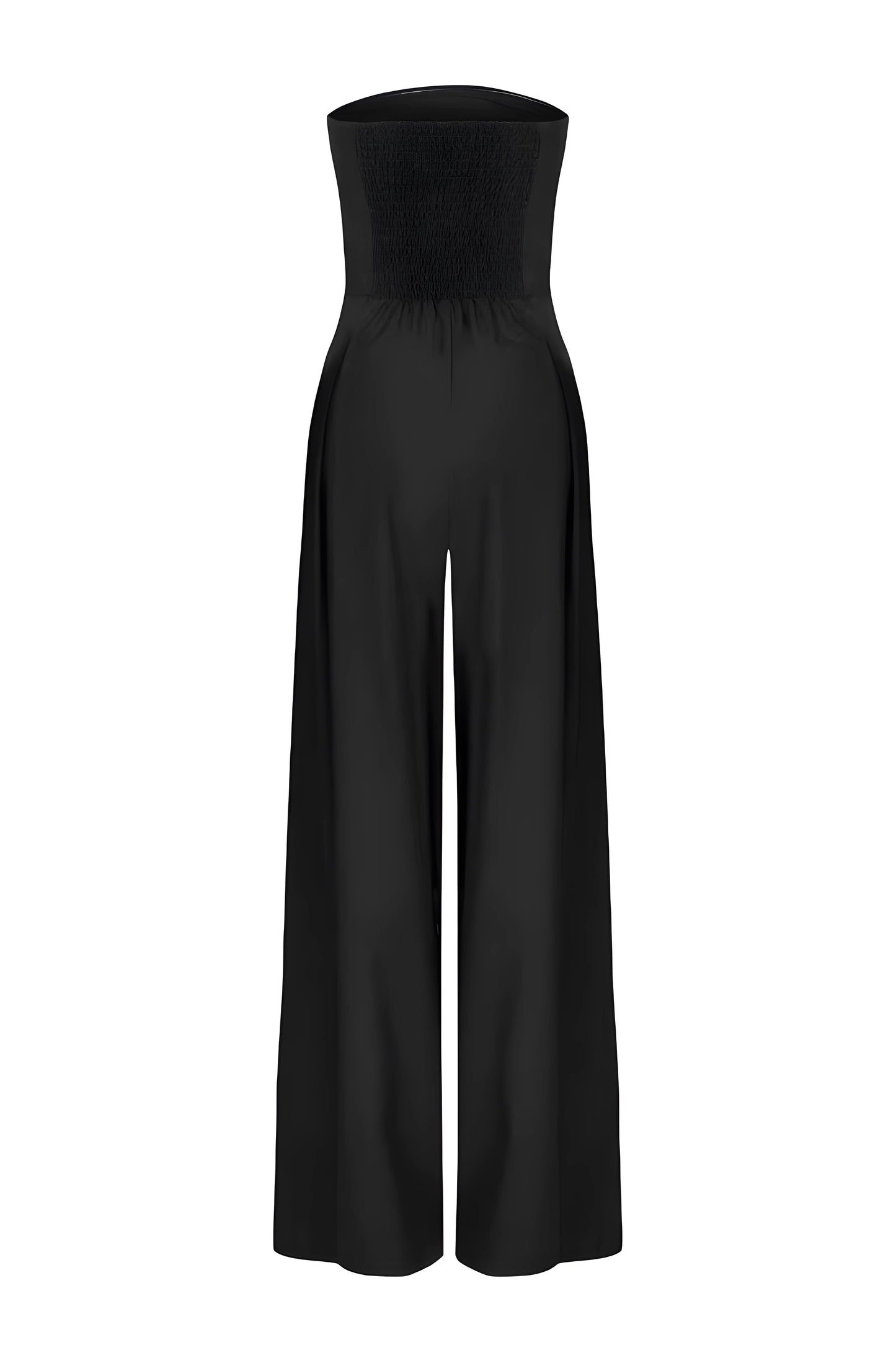 Dames Strapless Jumpsuit Wide Leg Lang