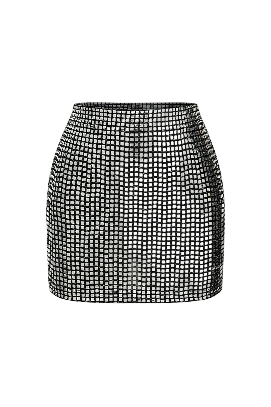 Dames Strass Crystal Mini Rok