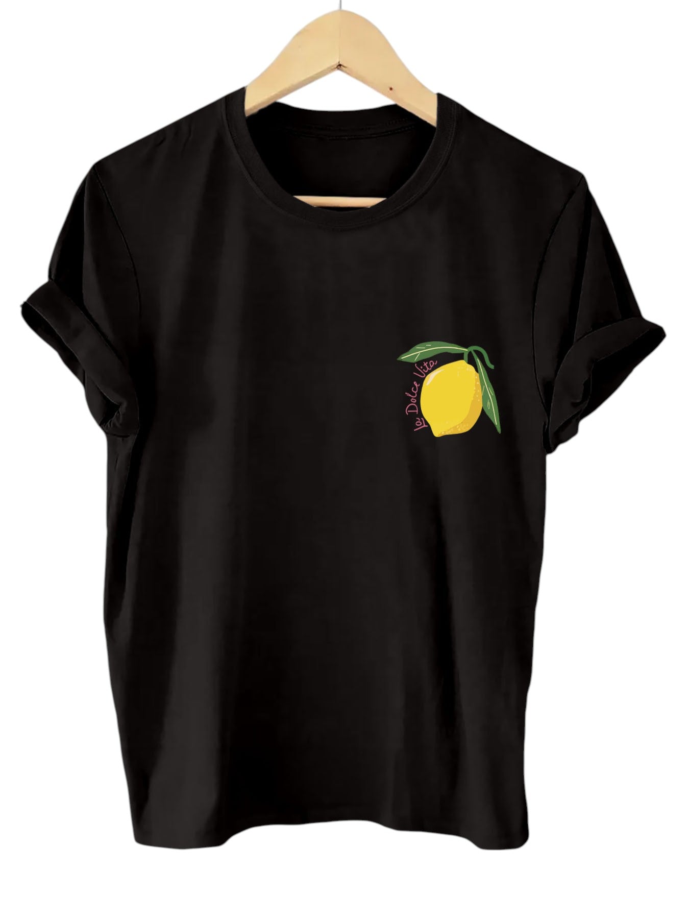 Dames T-Shirt met Backprint Oversized Limoncello
