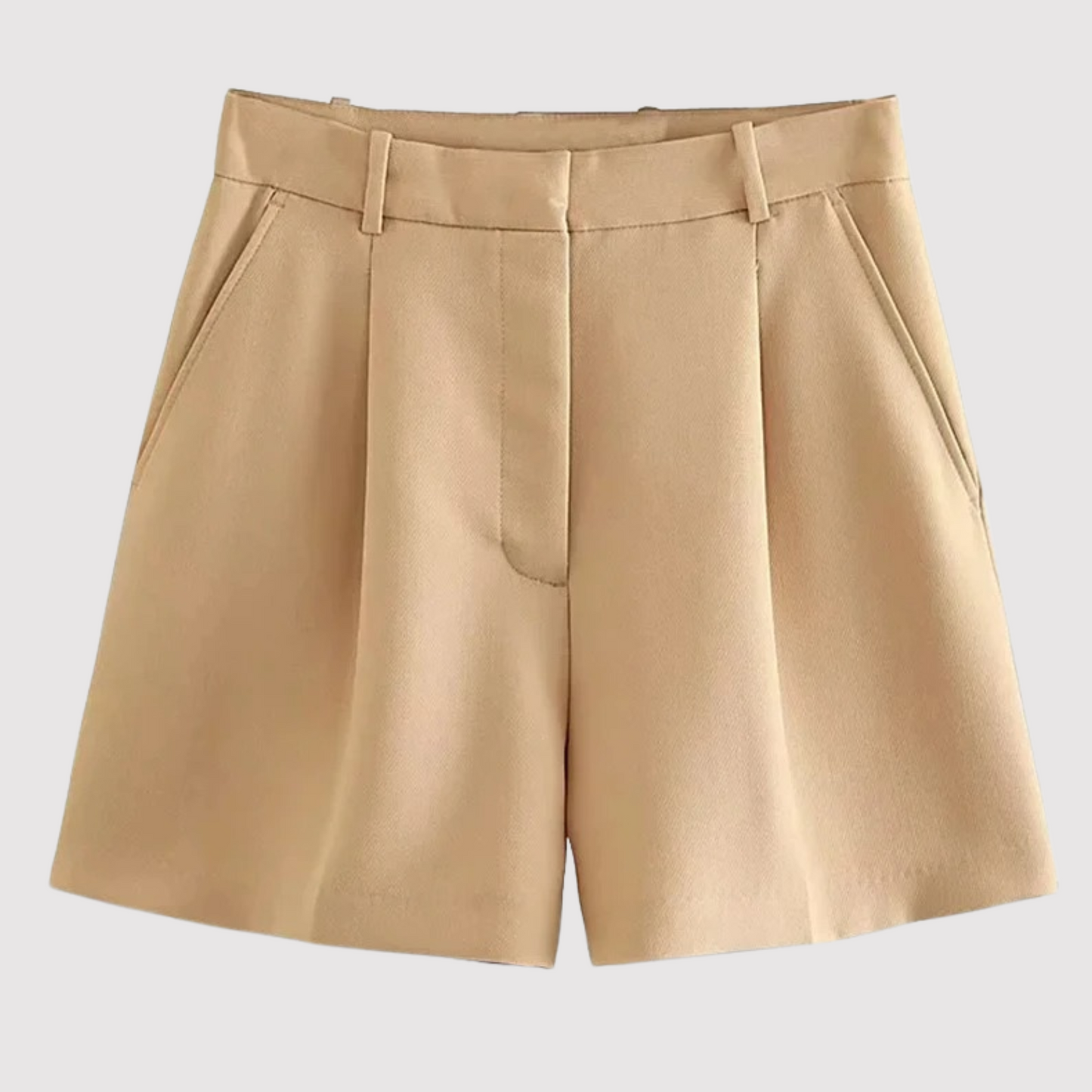 Dames Wide Leg Korte Broek High Waist