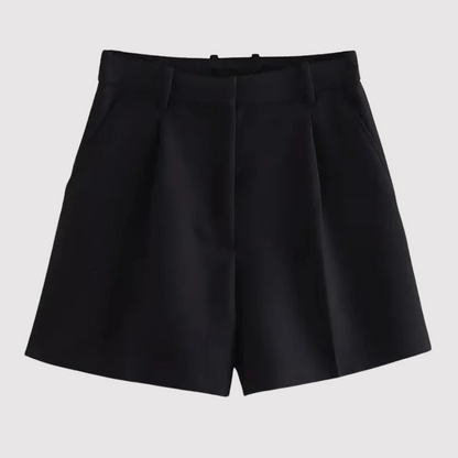Dames Wide Leg Korte Broek High Waist