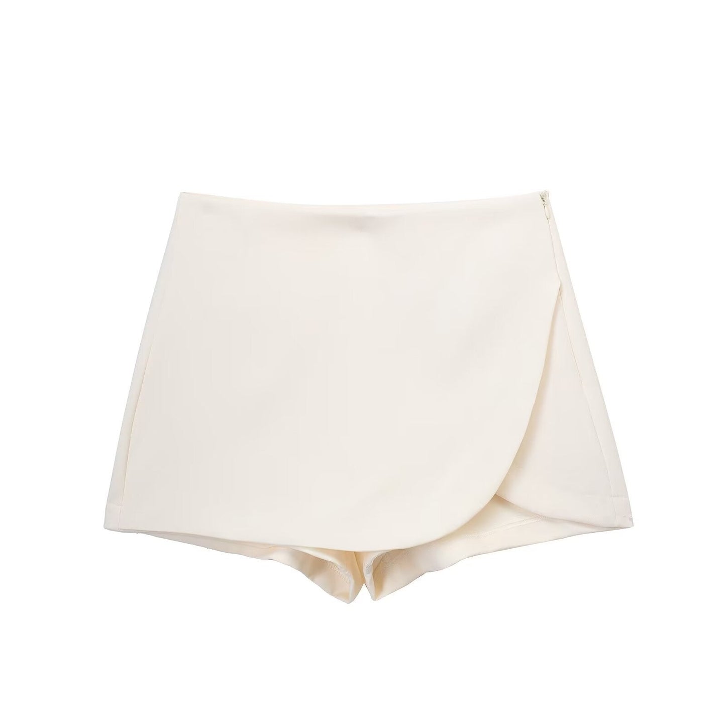 Dames Wrap Skort High Waist Mini