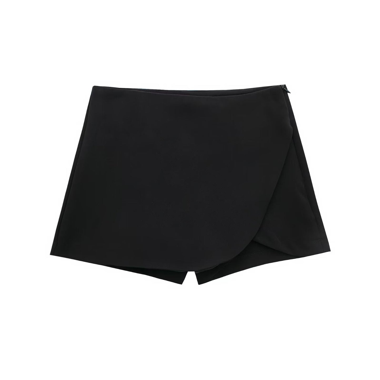 Dames Wrap Skort High Waist Mini