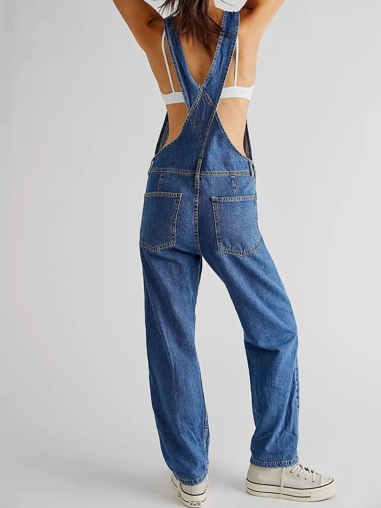 Dames denim jumpsuit overall