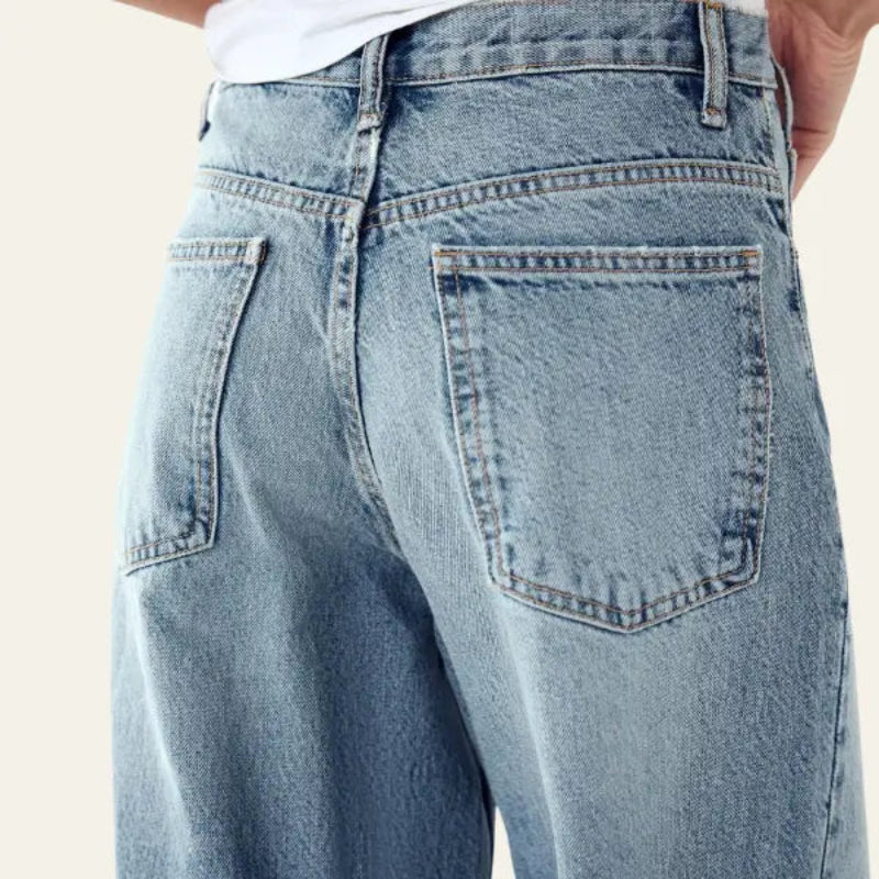Dames jeans met wijde pijpen
