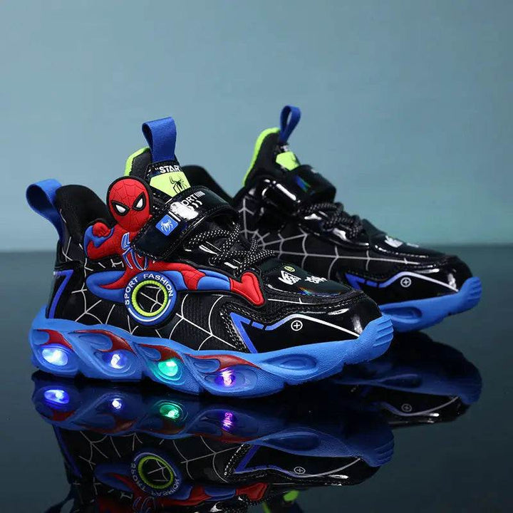 Kinderen led sneakers met superheldenmotief 4