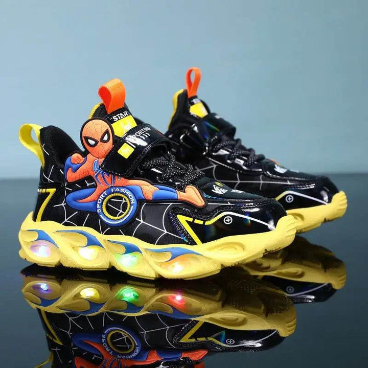 Kinderen led sneakers met superheldenmotief 5